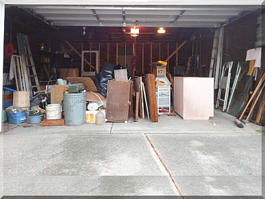 Andrews Estate Service Household Liquidation Specialists Garage Hamburg NY 14075 Cluttered