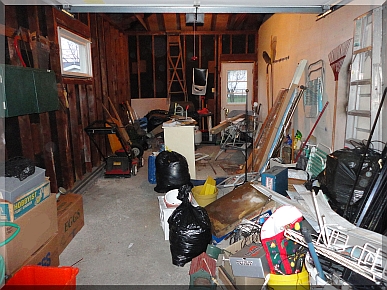 Andrews Estate Service Household Liquidation Specialists Garage Tonawanda NY 14150 Cluttered