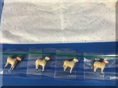 Andrews Estate Service AES86 Putz Sheep Packaging