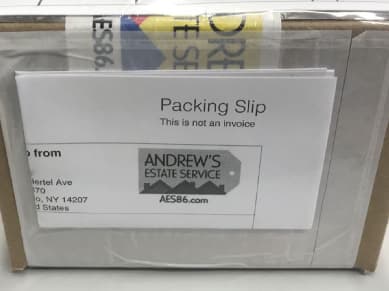 Andrews Estate Service AES86 Putz Sheep Packaging