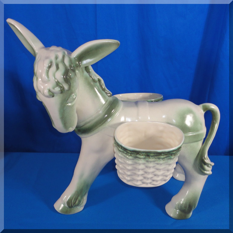 AES86.com  Ceramic Donkey Planter