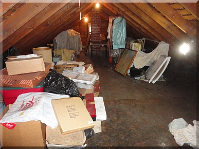 Andrews Estate Service Household Liquidation Specialist Attic North Tonawanda NY 14120 Cluttered