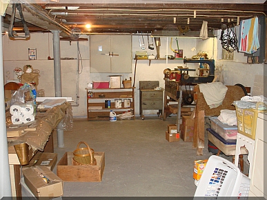 Andrews Estate Service Household Liquidation Specialists Basement Storage North East Corner Cluttered