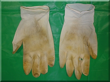 Andrews Estate Service Gloves Dirty