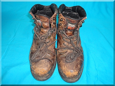 Andrews Estate Service Work Boots Dirty