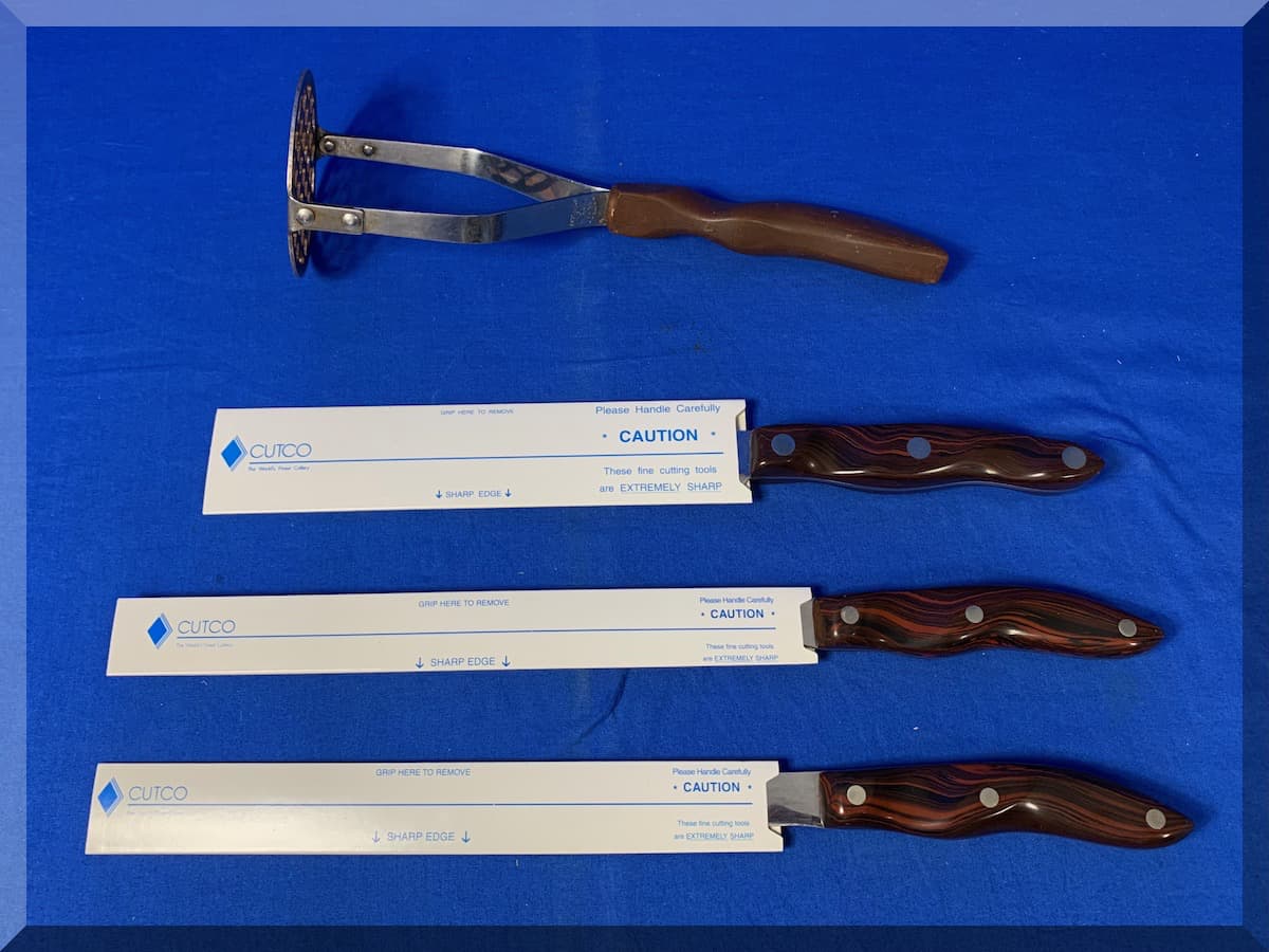 Andrews Estate Service AES86 Cutco Knives Potatoe Masher Andrews Estate Service AES86 Cutco Knives Potatoe Masher