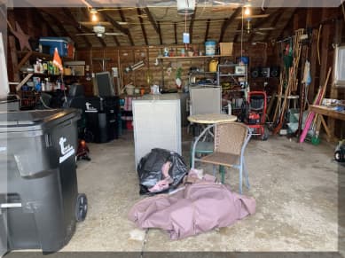 Andrews Estate Service Household Liquidation Specialists Garage Tonawanda NY 14127 Cluttered