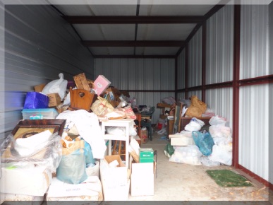 Andrews Estate Service Household Liquidation Specialists Storage Unit 10x20 Grand Island NY 14072 Cluttered