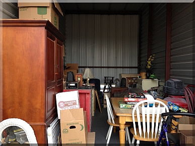 Andrews Estate Service Household Liquidation Specialists Storage Unit 10x20 Tonawanda NY 14217 Cluttered