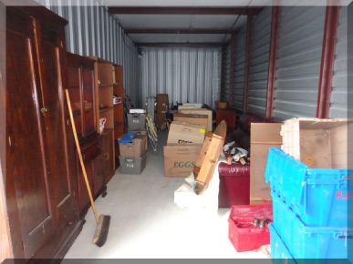 Andrews Estate Service Household Liquidation Specialists Storage Unit 10x30 Cheektowaga NY 14227 Cluttered
