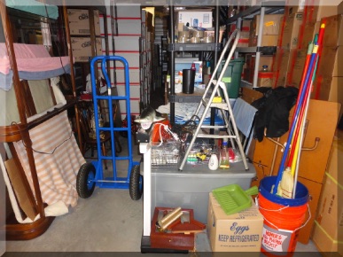 Andrews Estate Service Household Liquidation Specialists Storage Unit 10x30 Tonawanda NY 14217 Cluttered