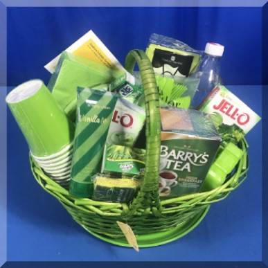 AES86.com Rescuing Pets Lime Green Items Theme Basket September 16, 2018