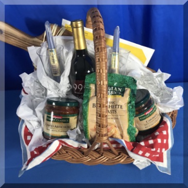 AES86.com Cure Carly`s Club Romantic Wine Bruschetta Theme Basket March 10, 2018