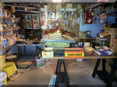 Andrews Estate Service Household Liquidation Specialists Tool Room Williamsville NY 14221 Cluttered